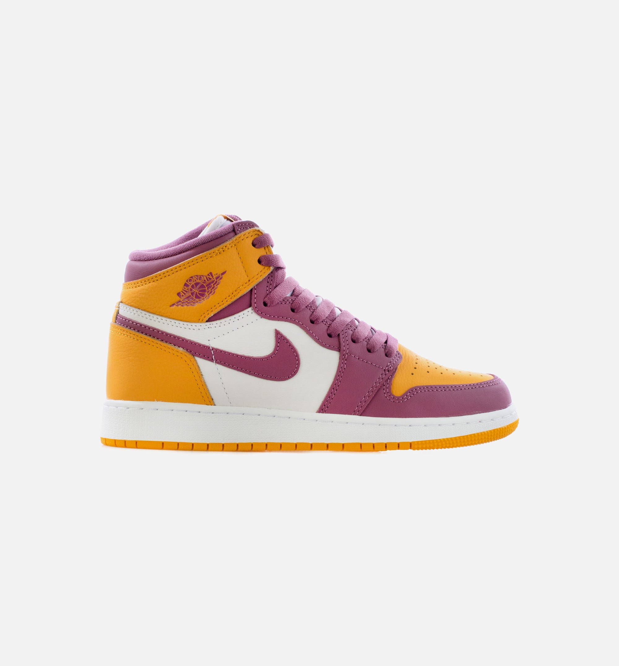 Air Jordan 1 Retro High OG Brotherhood Grade School Lifestyle Shoe - University Gold/Light Bordeaux Limit One Per Customer、mySite、dreamappss