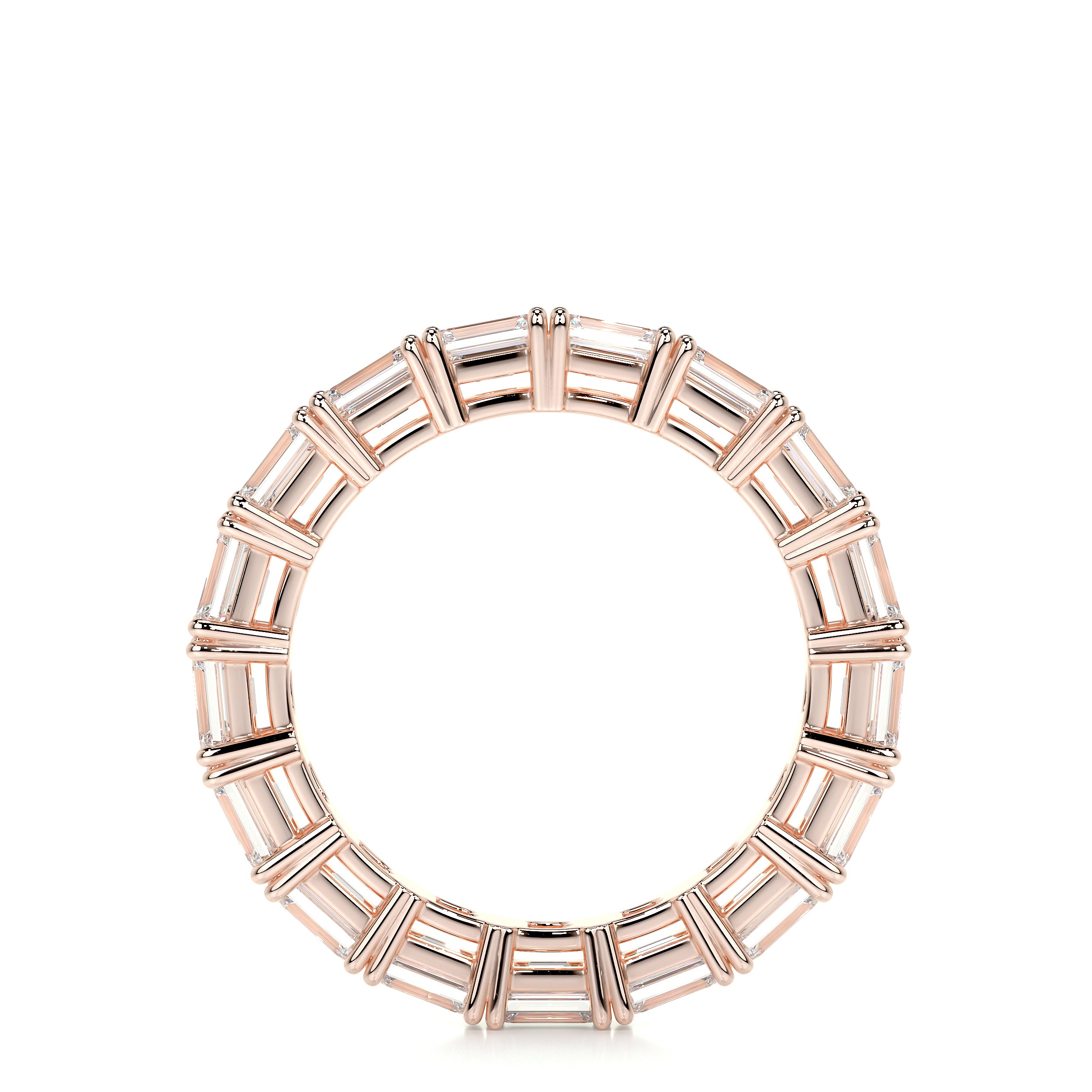 Vicky Lab Grown Diamond Wedding Ring -14K Rose Gold、mySite、hinf8tx79