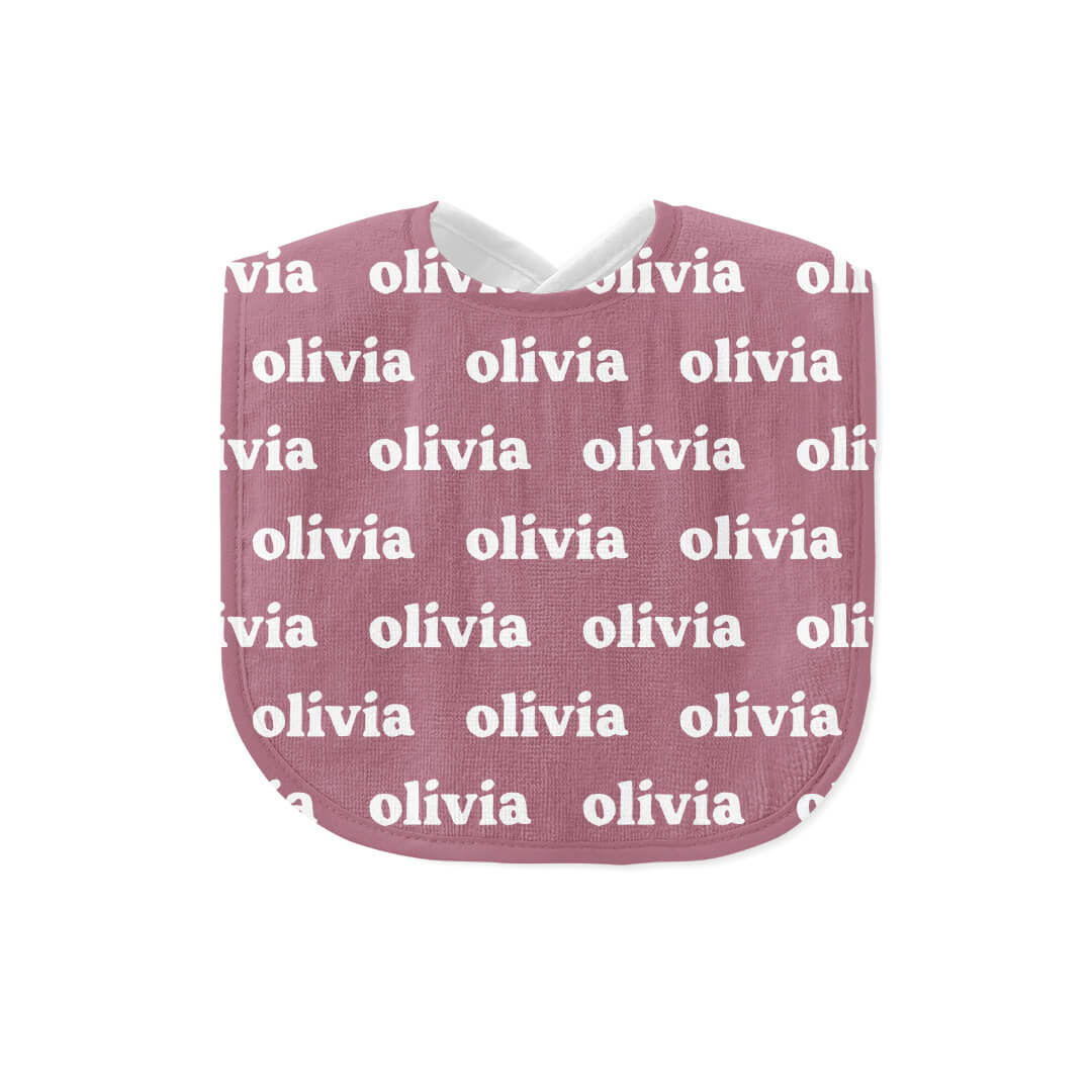  Personalized Baby Name Bib | Eggplant、mySite、layawaytickets