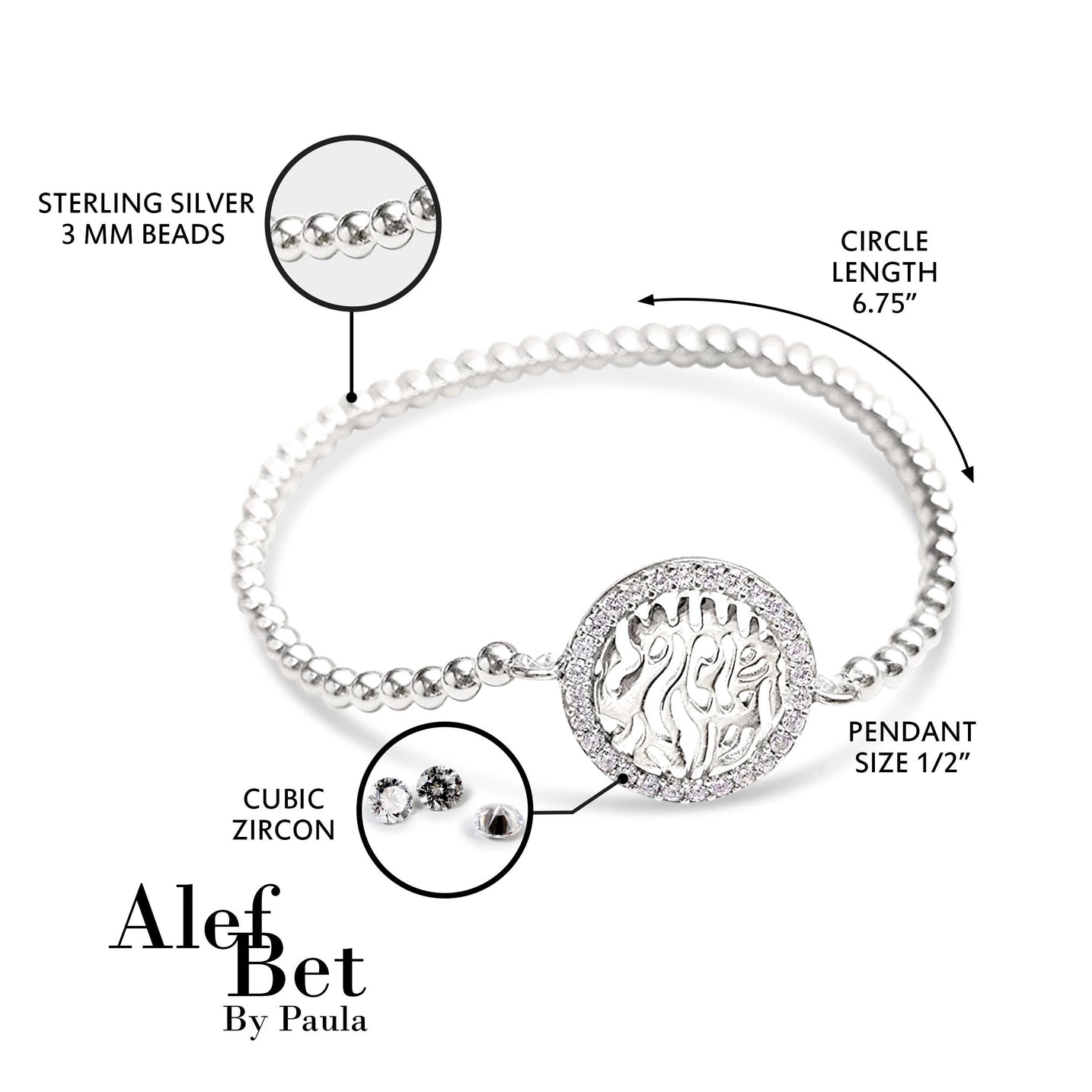  Silver Shema Bead Bracelet、mySite、elrpsem3k