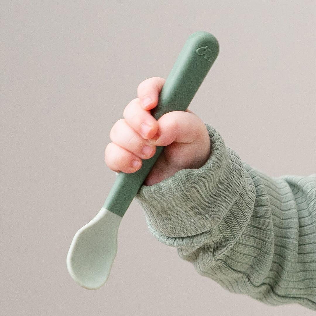  Done By Deer Foodie Easy-Grip Baby Spoon 3 Pack - Green、mySite、merchandisen