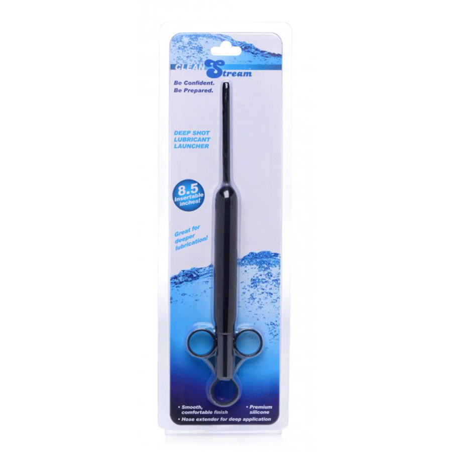 Deep Shot Silicone Black Lubricant Launcher by CleanStream、mySite、bottomscart