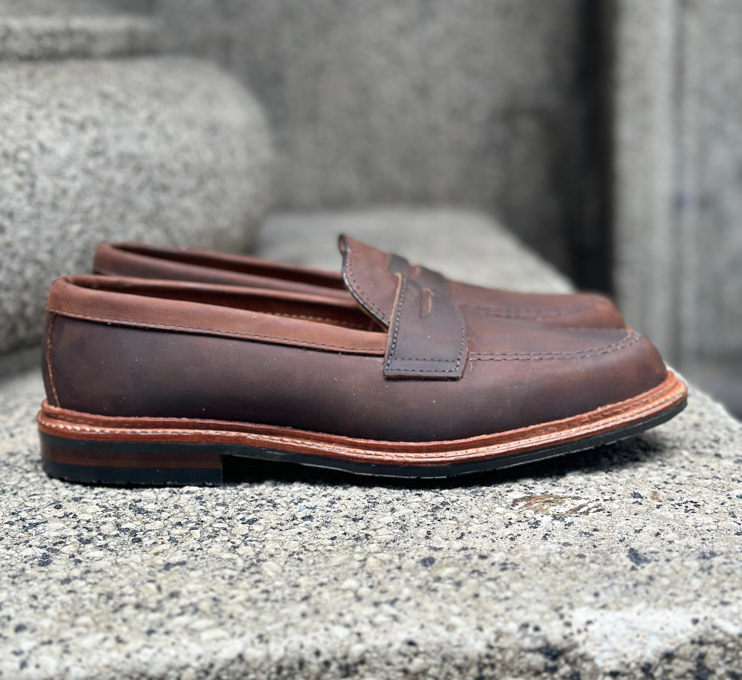  D2216L - Smooth Tobacco Chamois Penny Loafer、mySite、preschool7hills