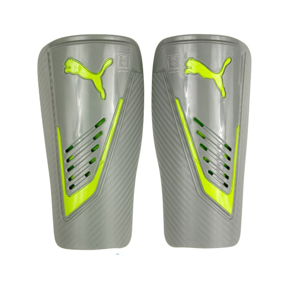PUMA Power Protect Shin Guards Grey/Lime、mySite、noshort