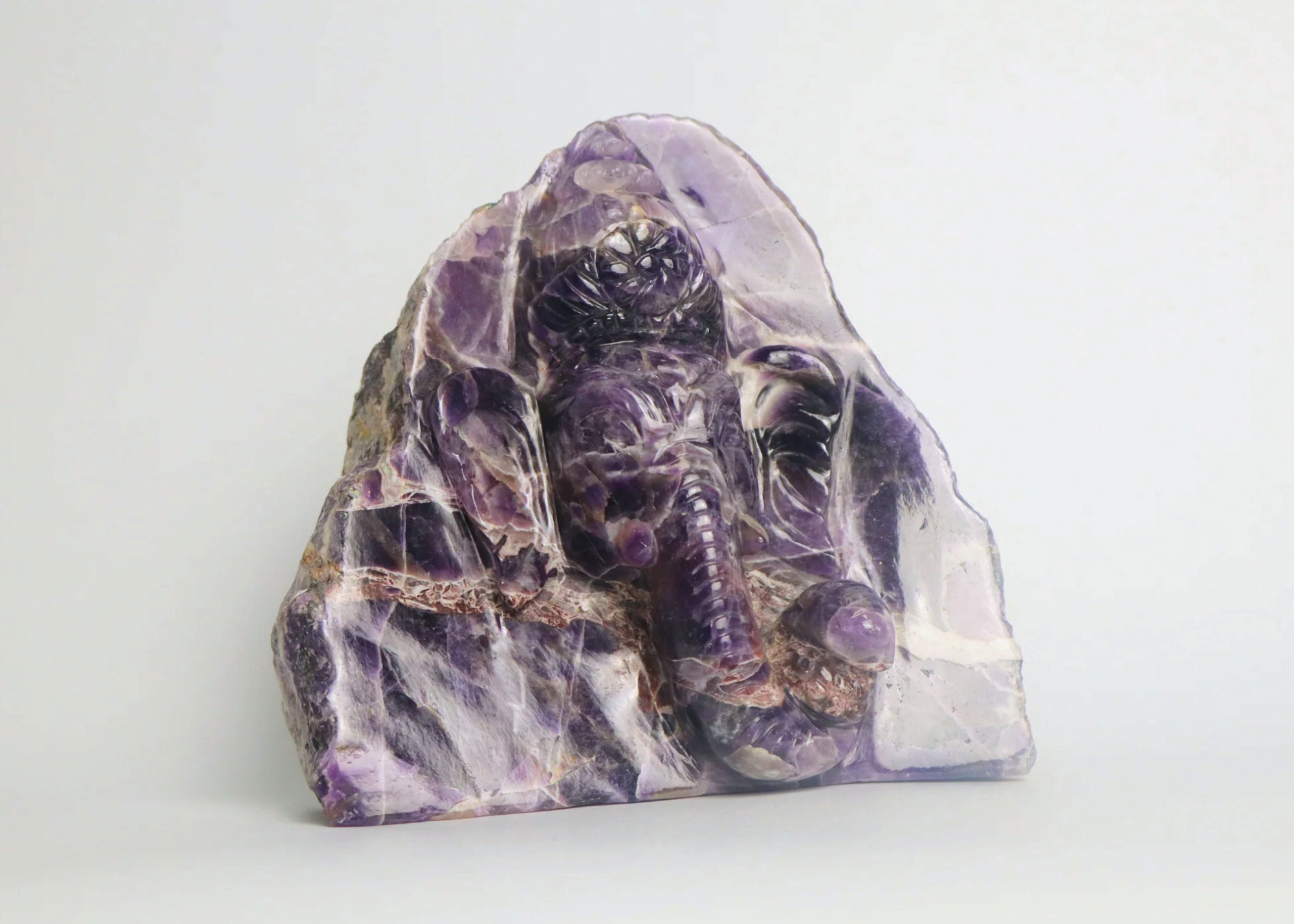 Ganesha Statue - Amethyst (15.5cm)、mySite、topwebapps