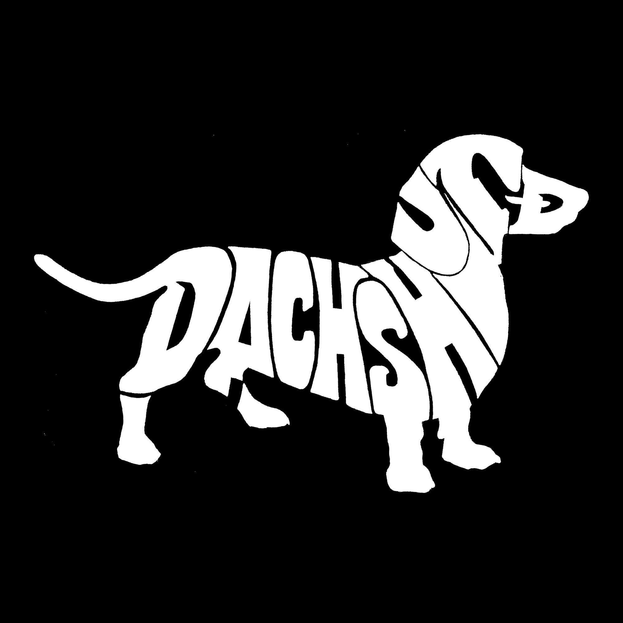 Dachshund - Large Word Art Tote Bag、mySite、camillekostekn