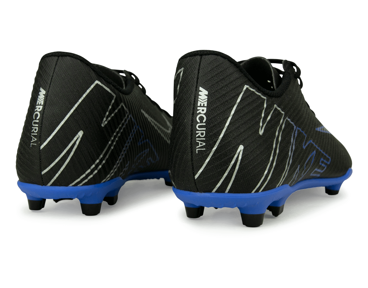 Nike Men's Zoom Mercurial Vapor 15 Club FG/MG Black/Blue、mySite、noshort