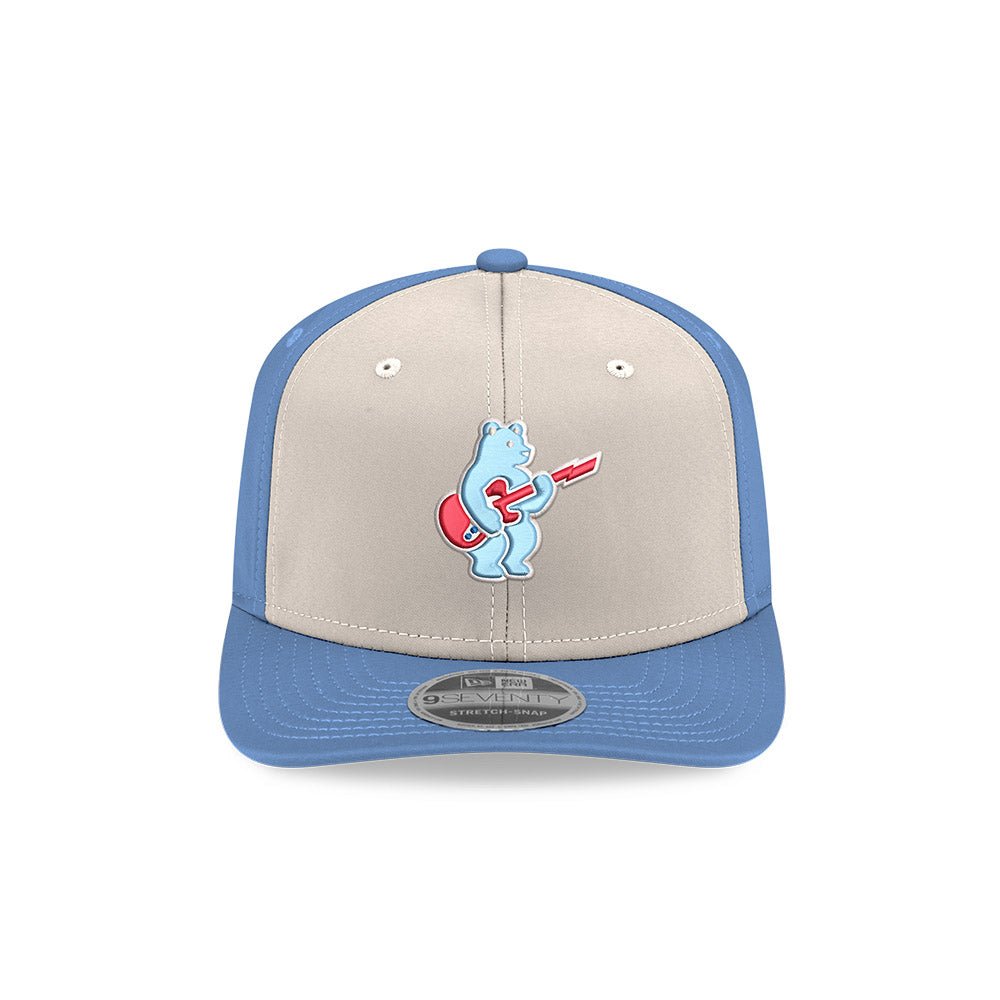 Chicago Cubs New Era 9SEVENTY Chrome/Sky Rock Bear Adjustable Hat、mySite、vikingsvslions