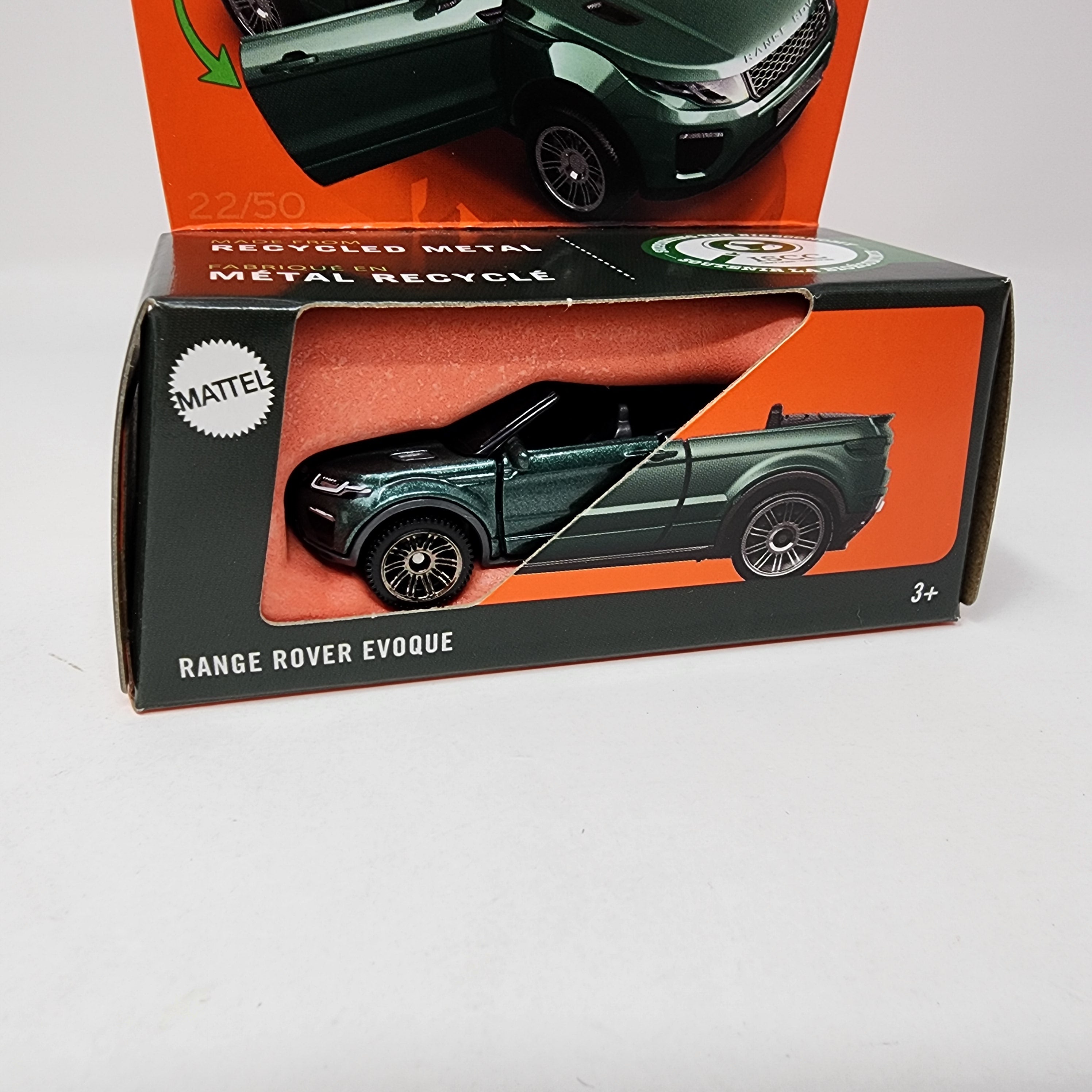 Range Rover Evoque * Green * 2025 Matchbox Moving Parts Case B、mySite、hgirdovlk
