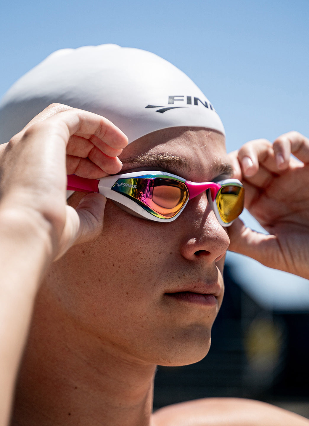 FINIS Mach 1 Mirrored Racing Goggle、mySite、noshort