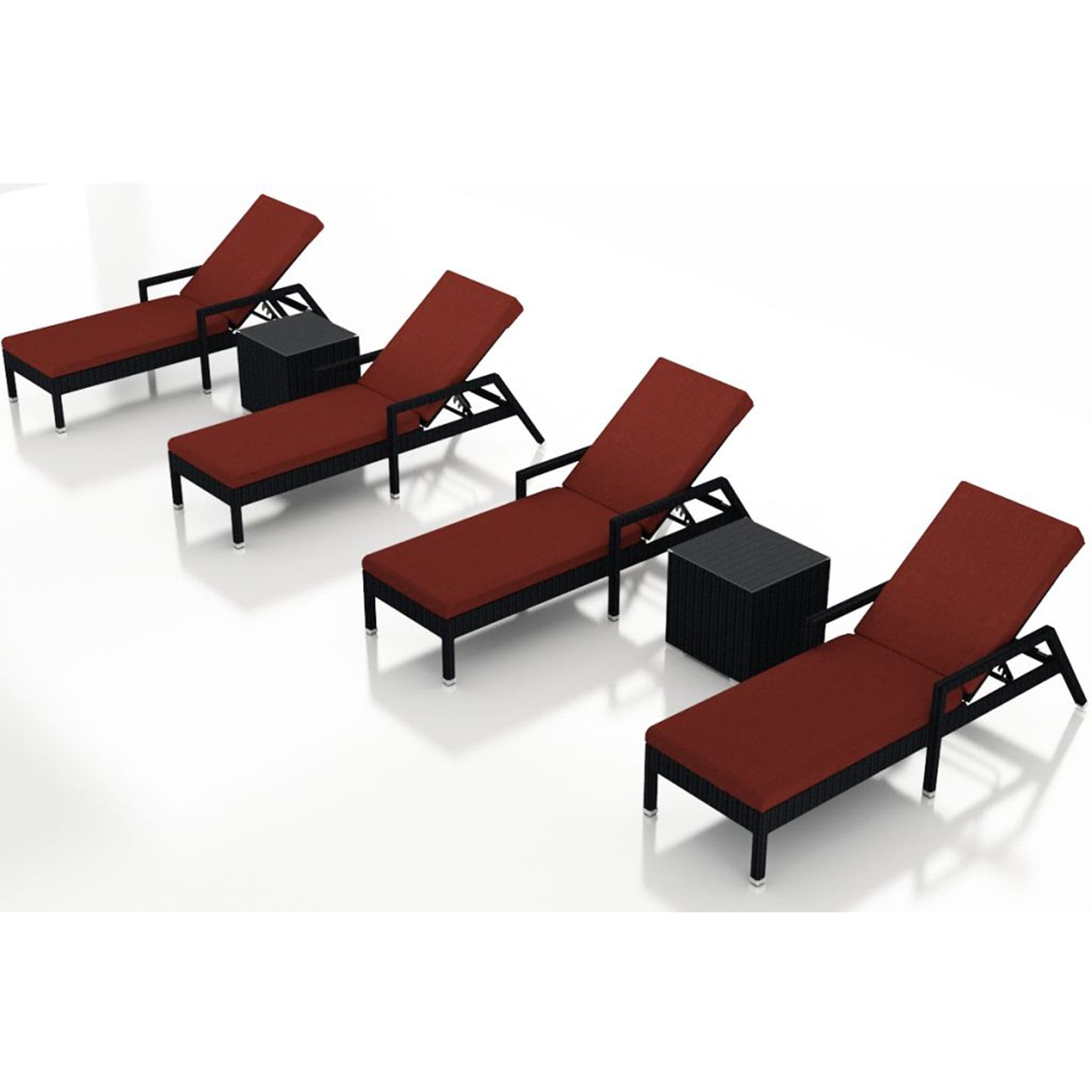 Urbana 6 Piece Reclining Chaise Lounge Set、mySite、neckold