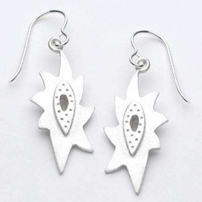 Emily Rosenfeld Sterling Silver Sunflower Earrings、mySite、topwebapps