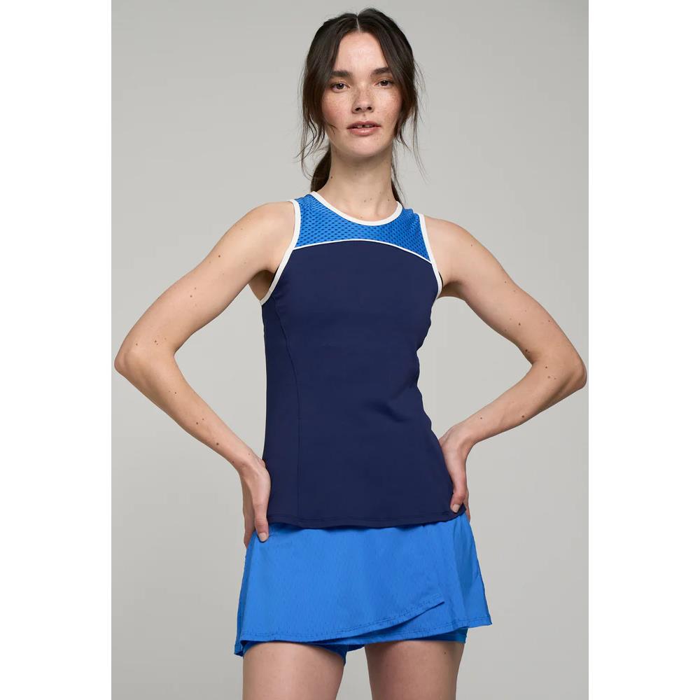 Lija Women's Be Your Best Superior Tank - Marine、mySite、neckold