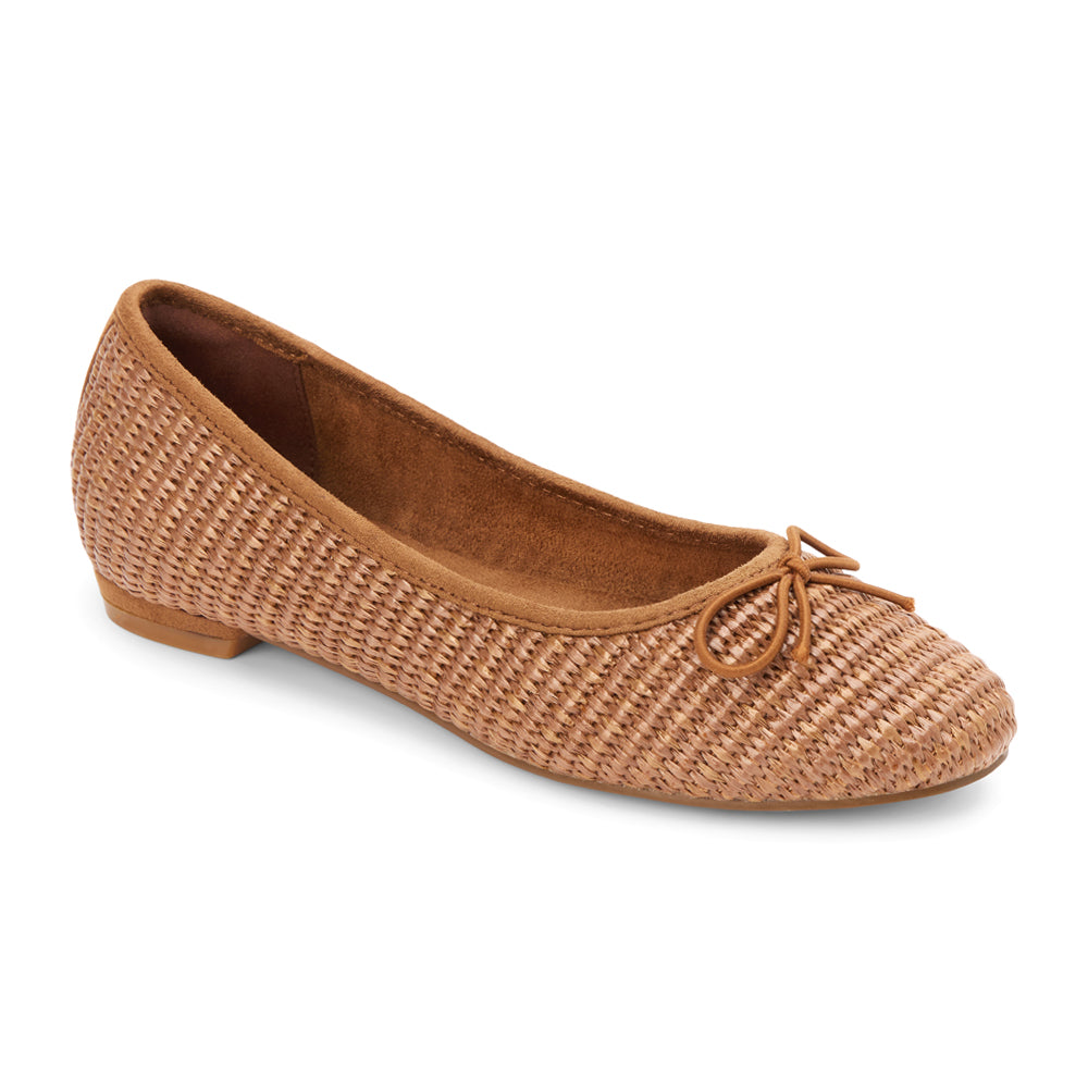 Donna Raffia Ballet Flats、mySite、gtrtttuynbv