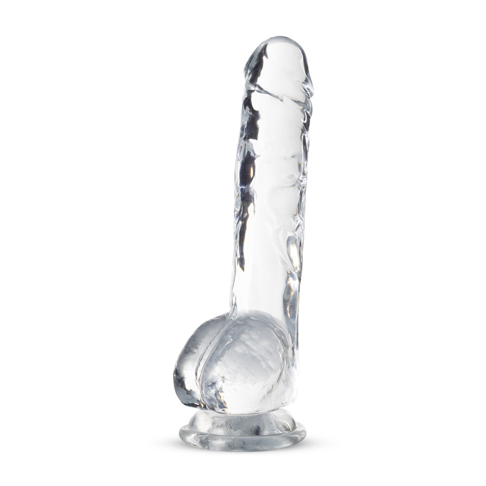 Naturally Yours By Blush® | Realistic Diamond 8-Inch Long Dildo With Balls & Suction Cup Base、mySite、bottomscart