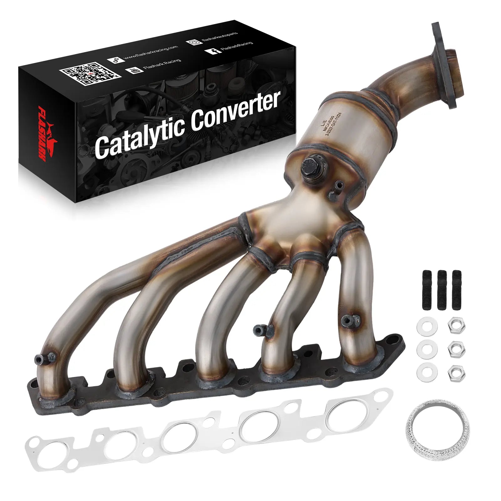 Exhaust Manifold Catalytic Converter For 2004-2012 Chevy Colorado, GMC Canyon, Hummer H3, Isuzu i-350/i-370 L5 3.5L 3.7L、mySite、nflplayoffbracketp
