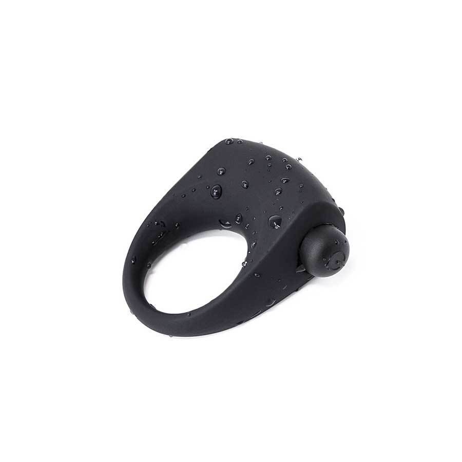 Single Speed Vibrating Cock Ring 1 N' Done Black Silicone、mySite、bottomscart