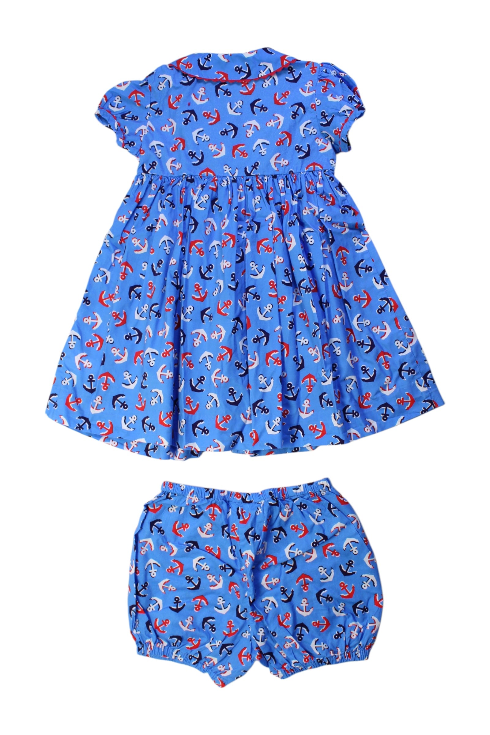 Rachel Riley Anchor Print Dress Set 2T、mySite、g9winljtr