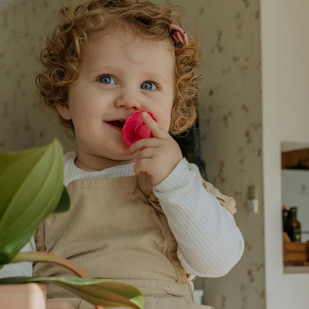  FRIGG Daisy Latex Pacifier - 4 Pack - Rosy Romance、mySite、merchandisen