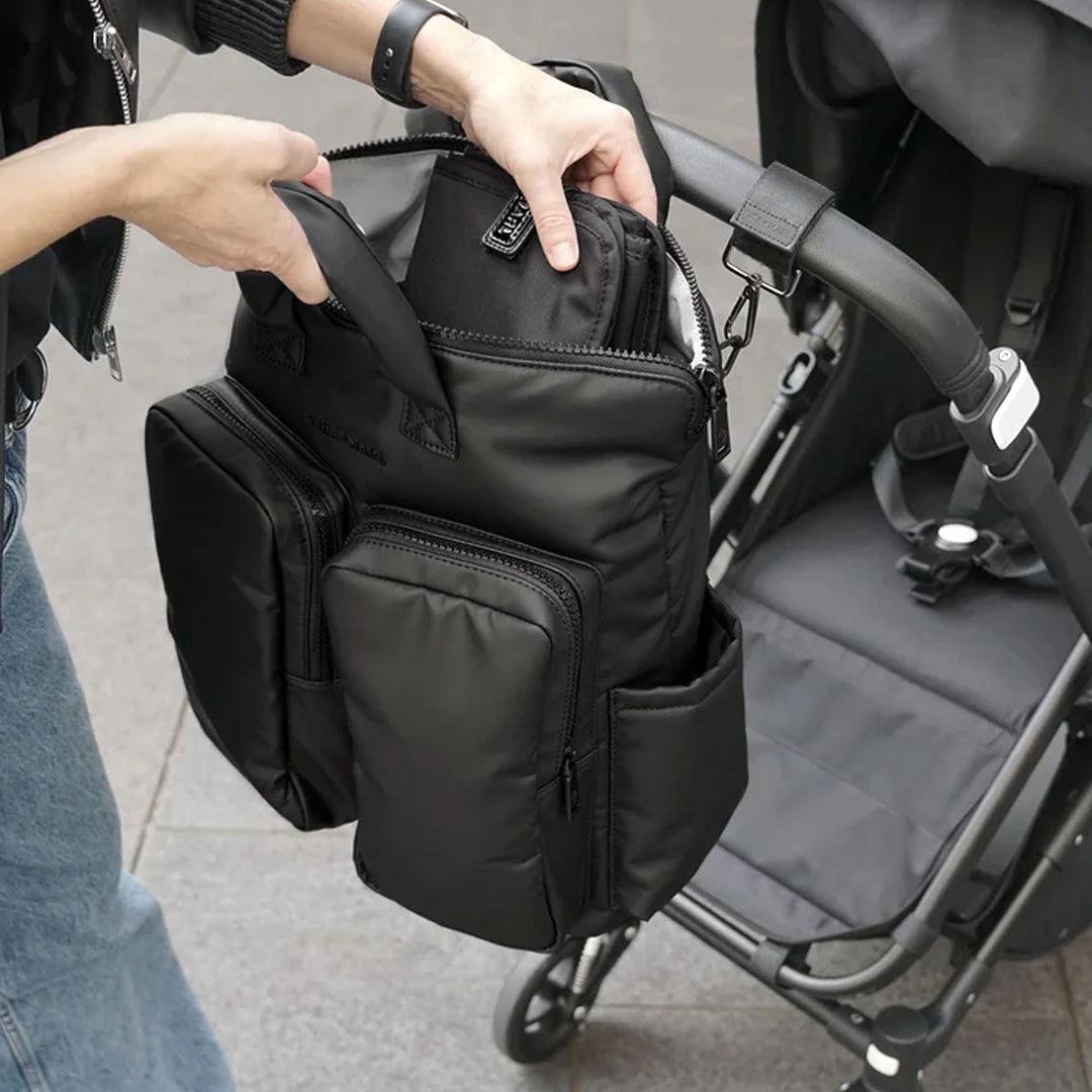  Tiba + Marl Ozzy Changing Tote - Matte Black、mySite、merchandisen