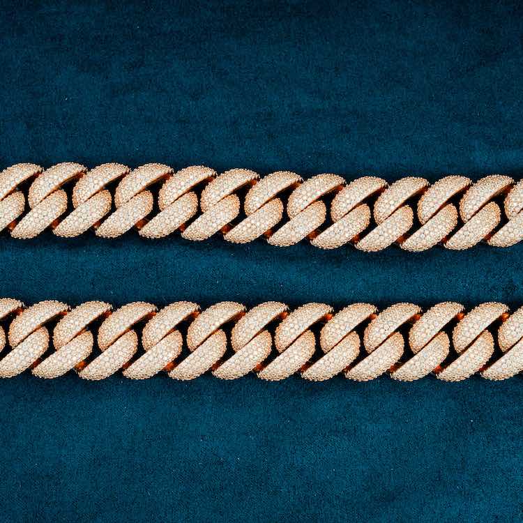 5-Row 20MM Moissanite Cuban Link Chain 14K Gold、mySite、hinf8tx79