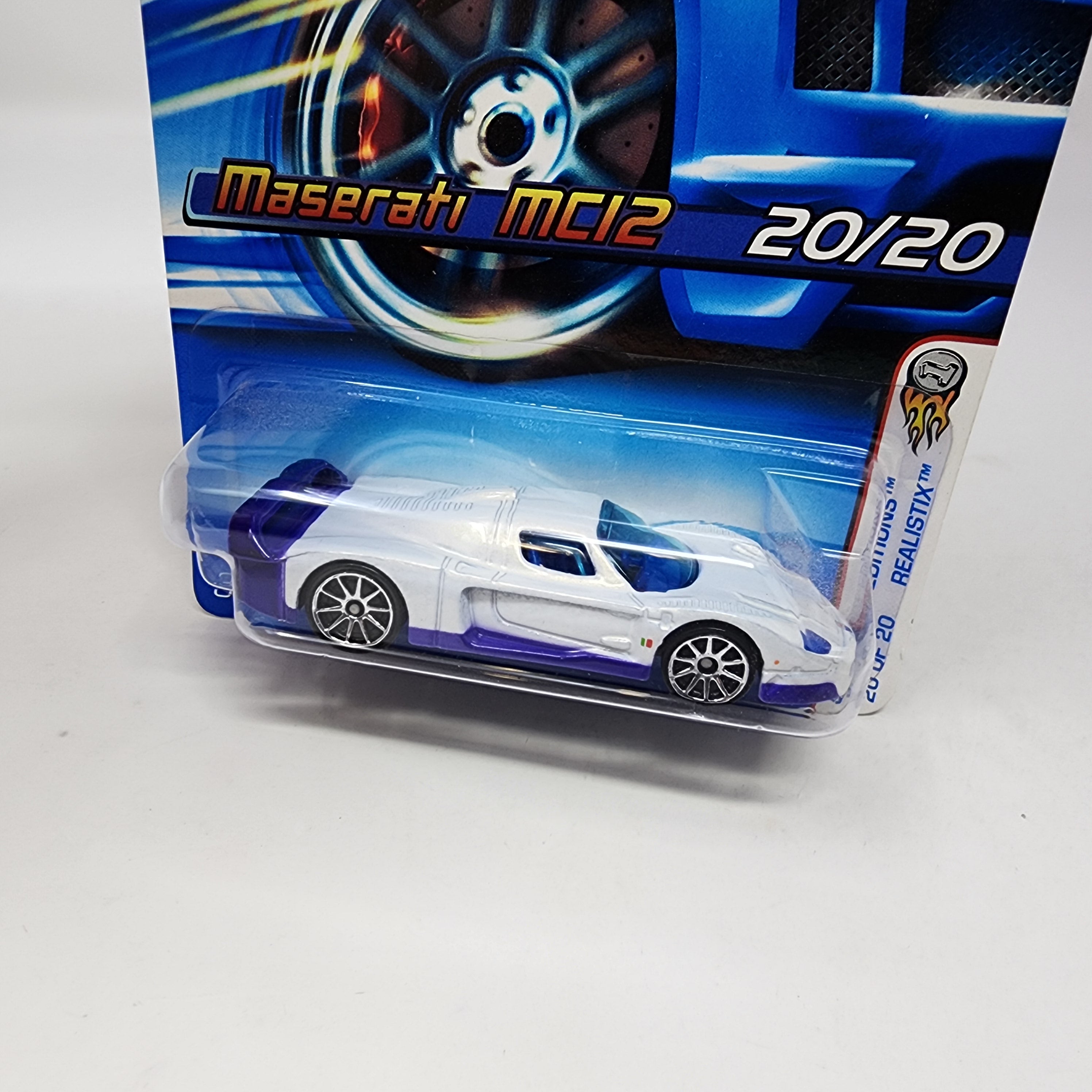 Maserati MC12 #20 * White w/ 10sp Rims * Hot Wheels 2005、mySite、hgirdovlk
