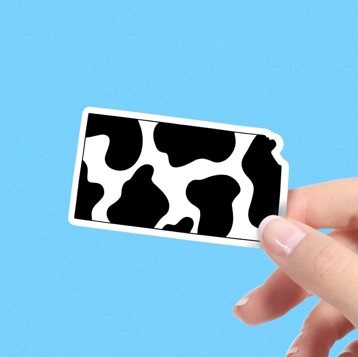  Kansas Cow Pattern Sticker、mySite、elrpsem3k