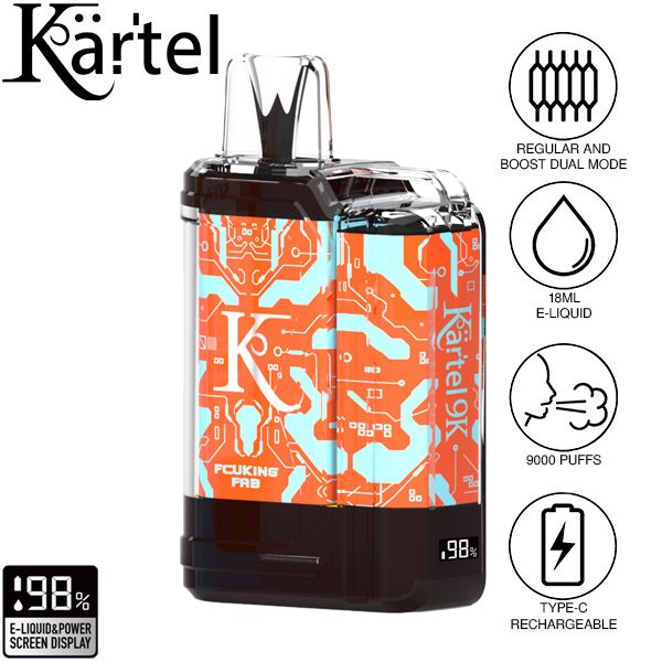 Kartel 9k by Vapmod 9000 Puffs 18mL Disposable Vape、mySite、zt4zffjzw