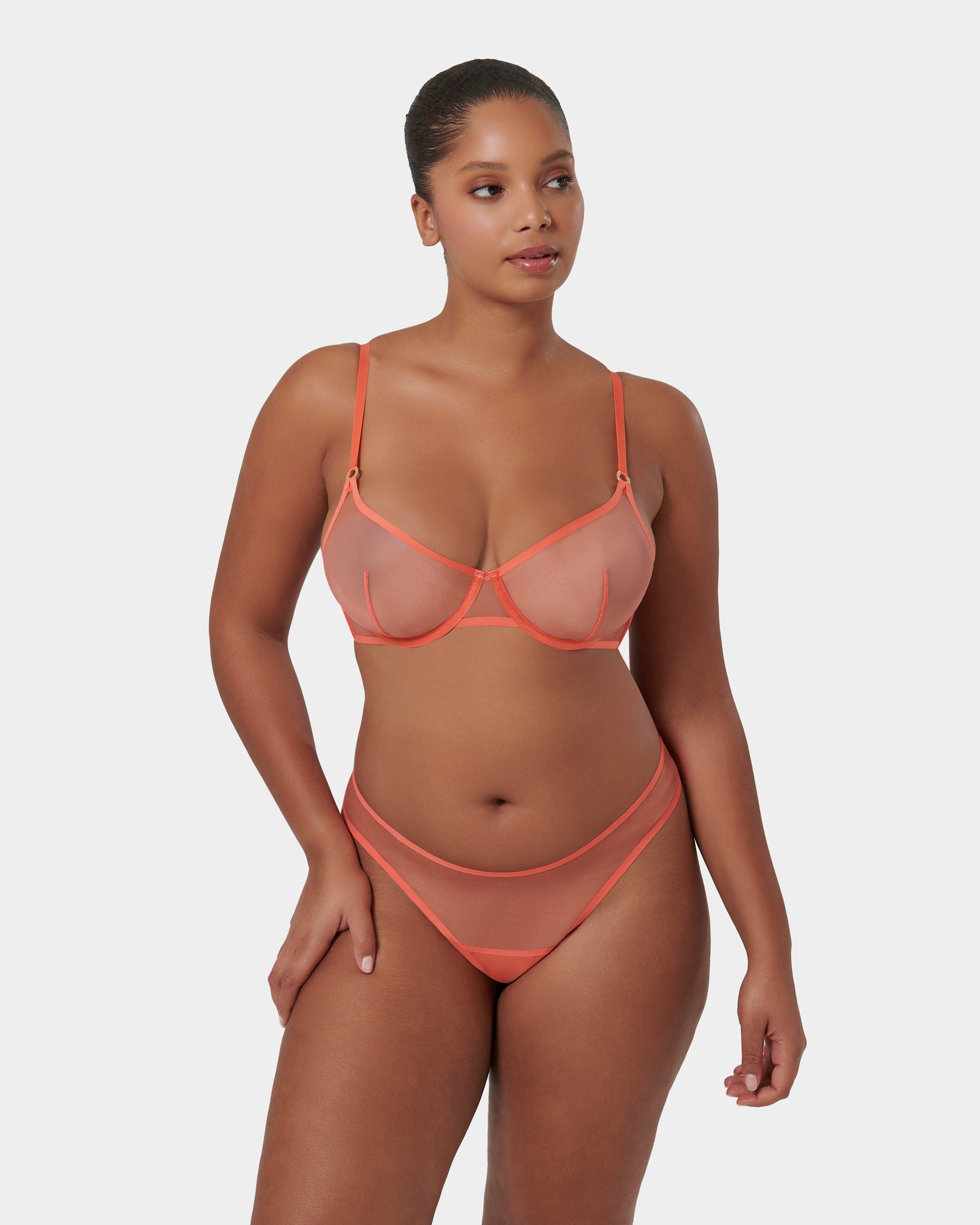 Naomi Mesh Bra Coral、mySite、bengalsvssteelers