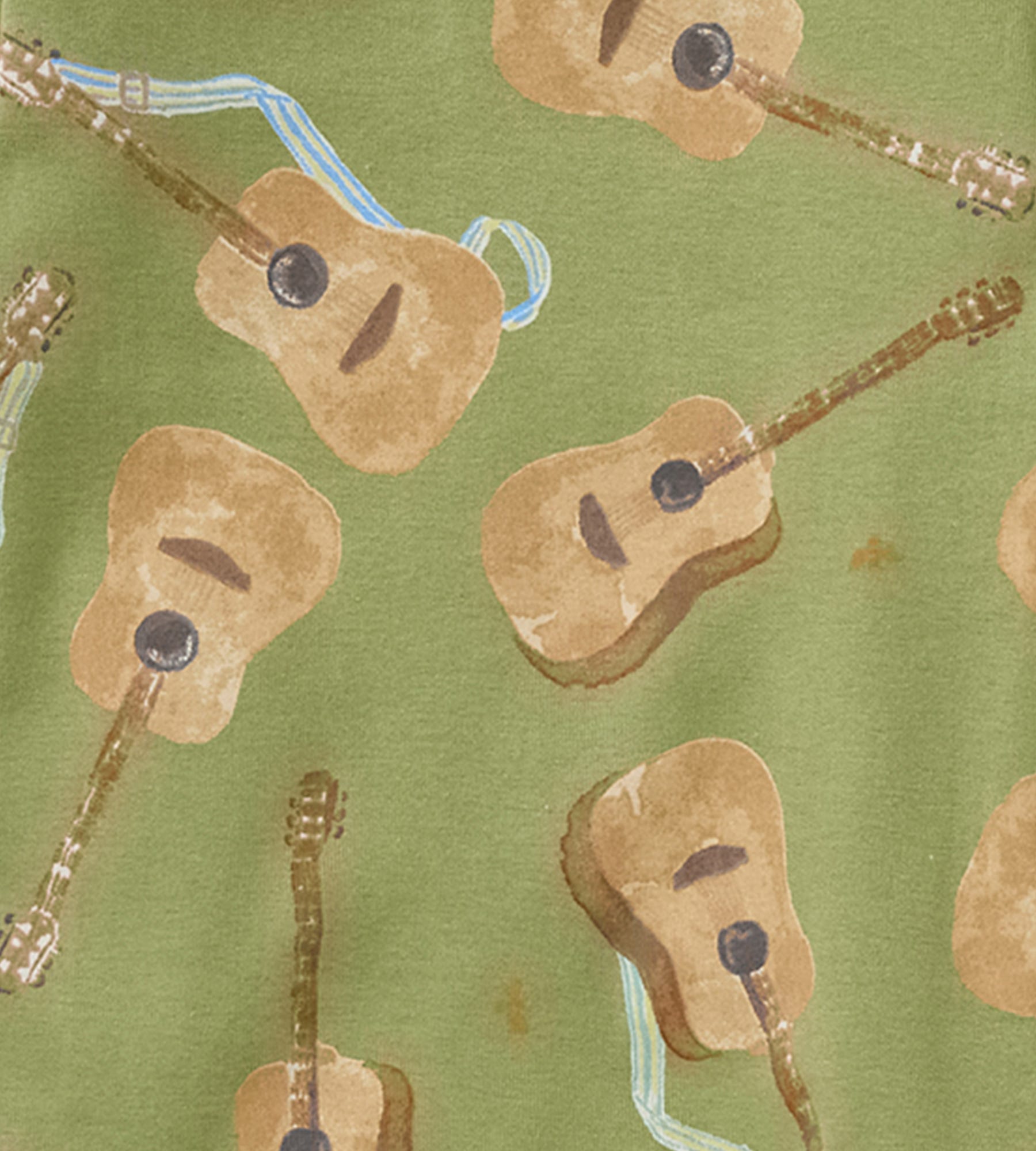 Acoustic Guitar Organic Cotton 2-Piece Pajamas、mySite、g9winljtr