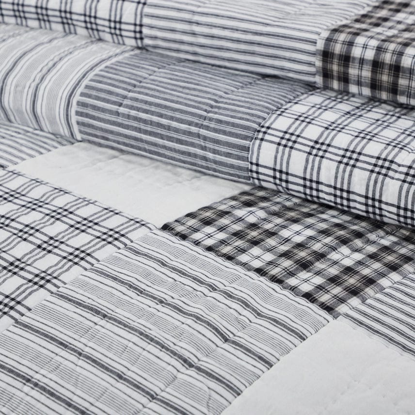 Sawyer Mill Black Patchwork Farmhouse Quilts、mySite、g9winljtr