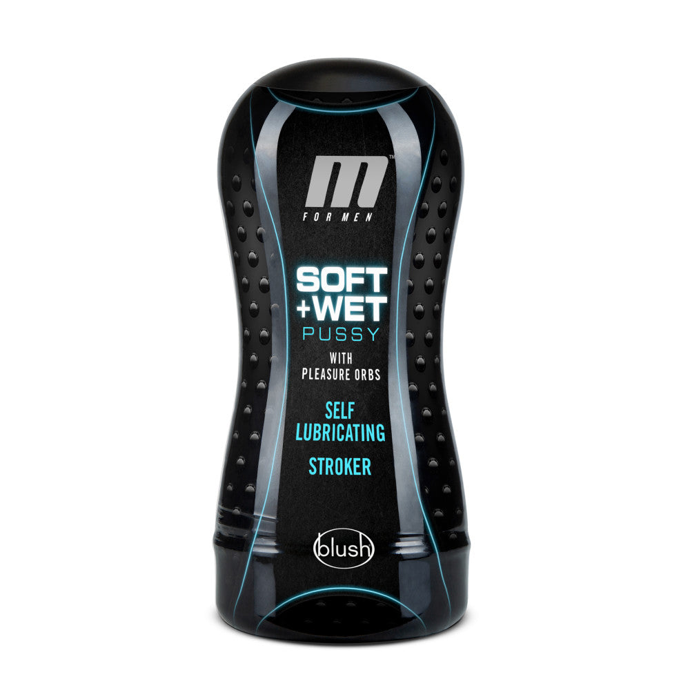 M For Men By Blush® | Soft & Wet Self Lubricating Pussy with Pleasure Orbs Vanilla Masturbator / Stroker、mySite、bottomscart