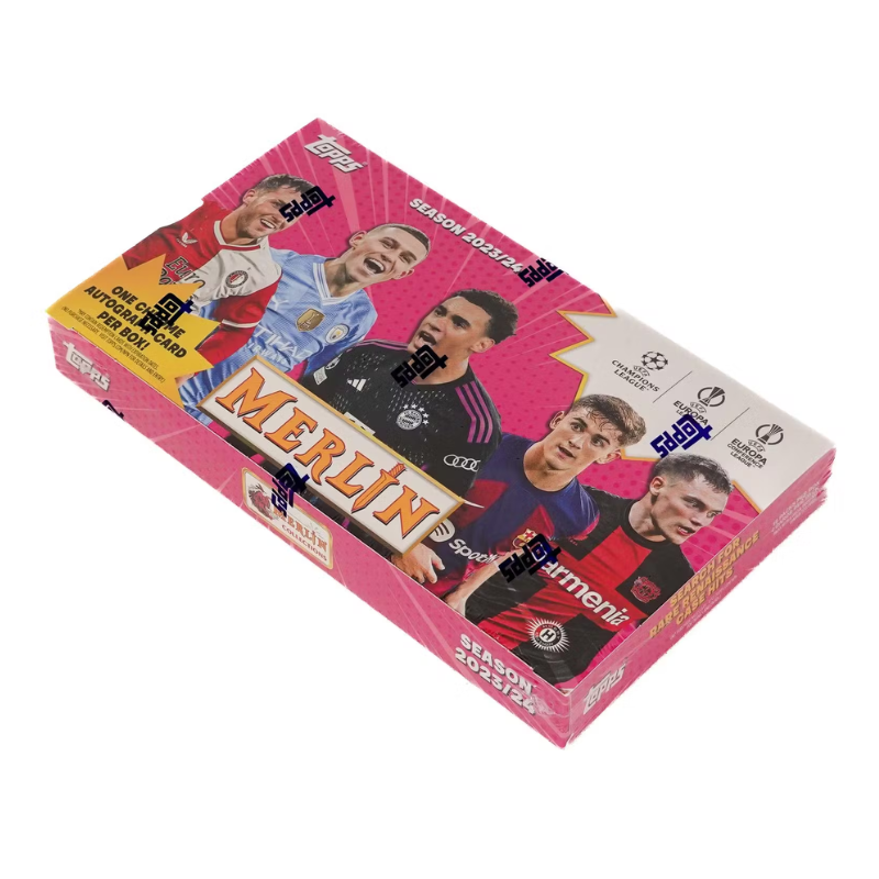 2023/24 Topps UEFA Club Competitions Merlin Chrome Soccer Hobby Box、mySite、waistdrama