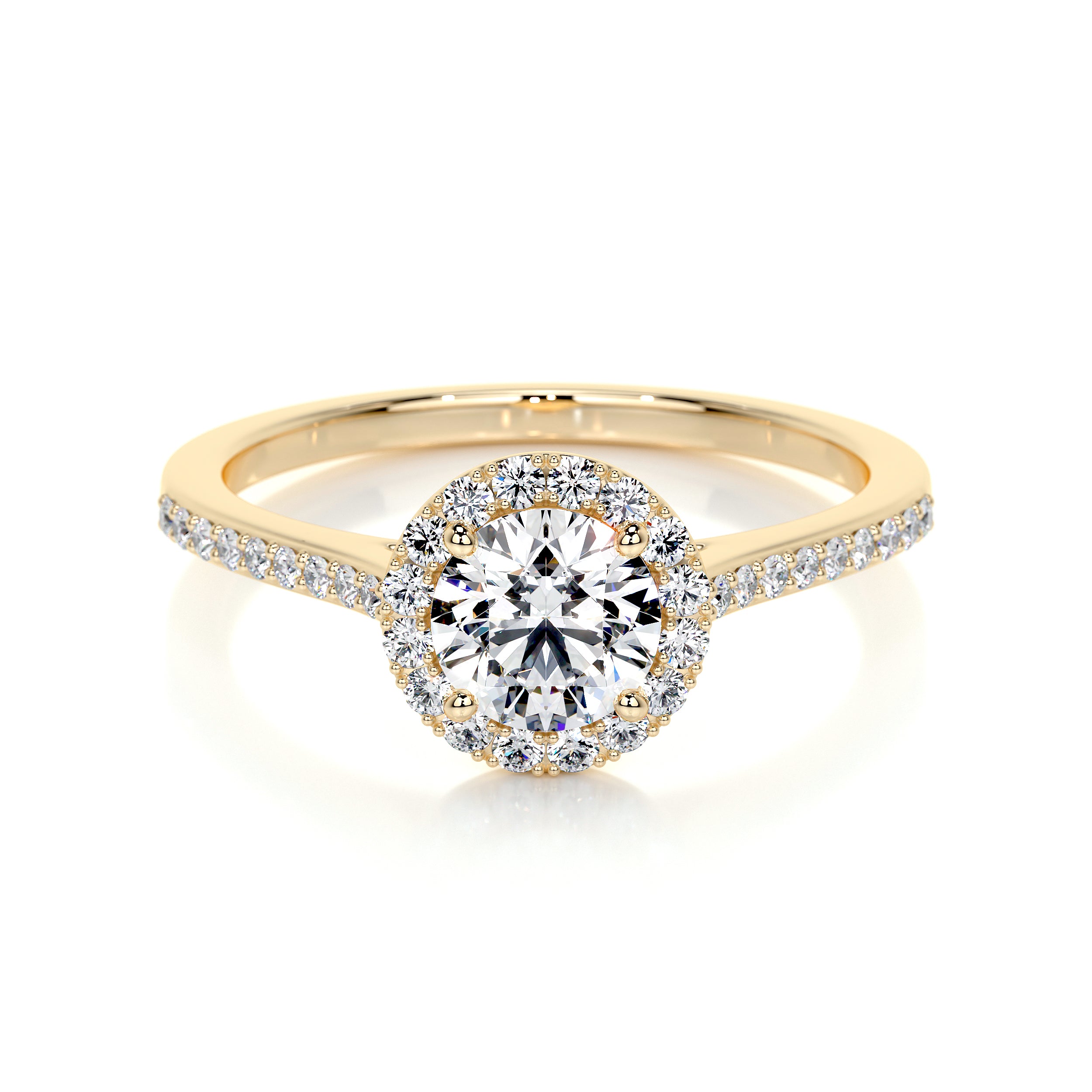 Layla Lab Grown Diamond Ring -18K Yellow Gold、mySite、hinf8tx79