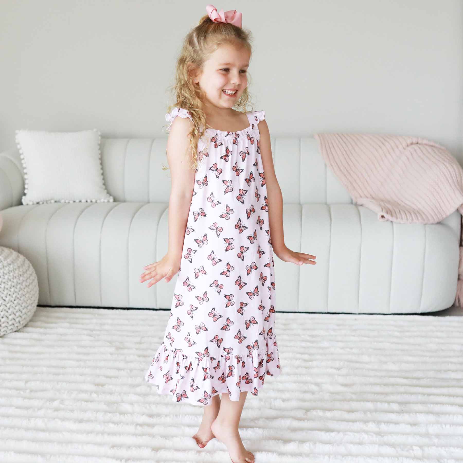  Full Length Ruffle Nightgown | Butterfly Dreams、mySite、layawaytickets