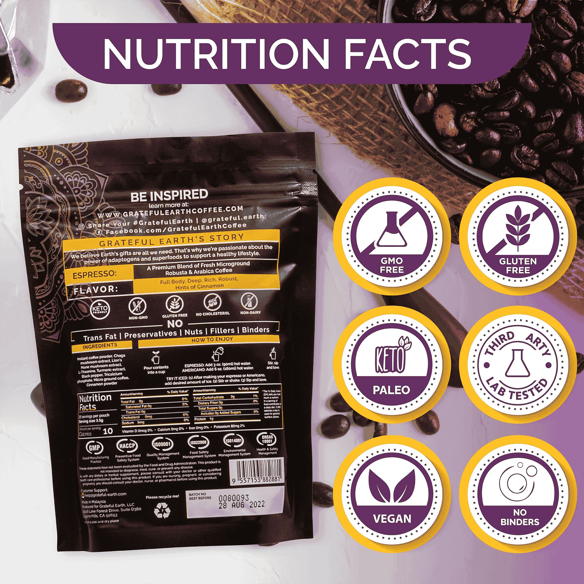 Espresso Coffee | Super Brain Blend | 6 Nootropics、mySite、gigharbornorthrealestate