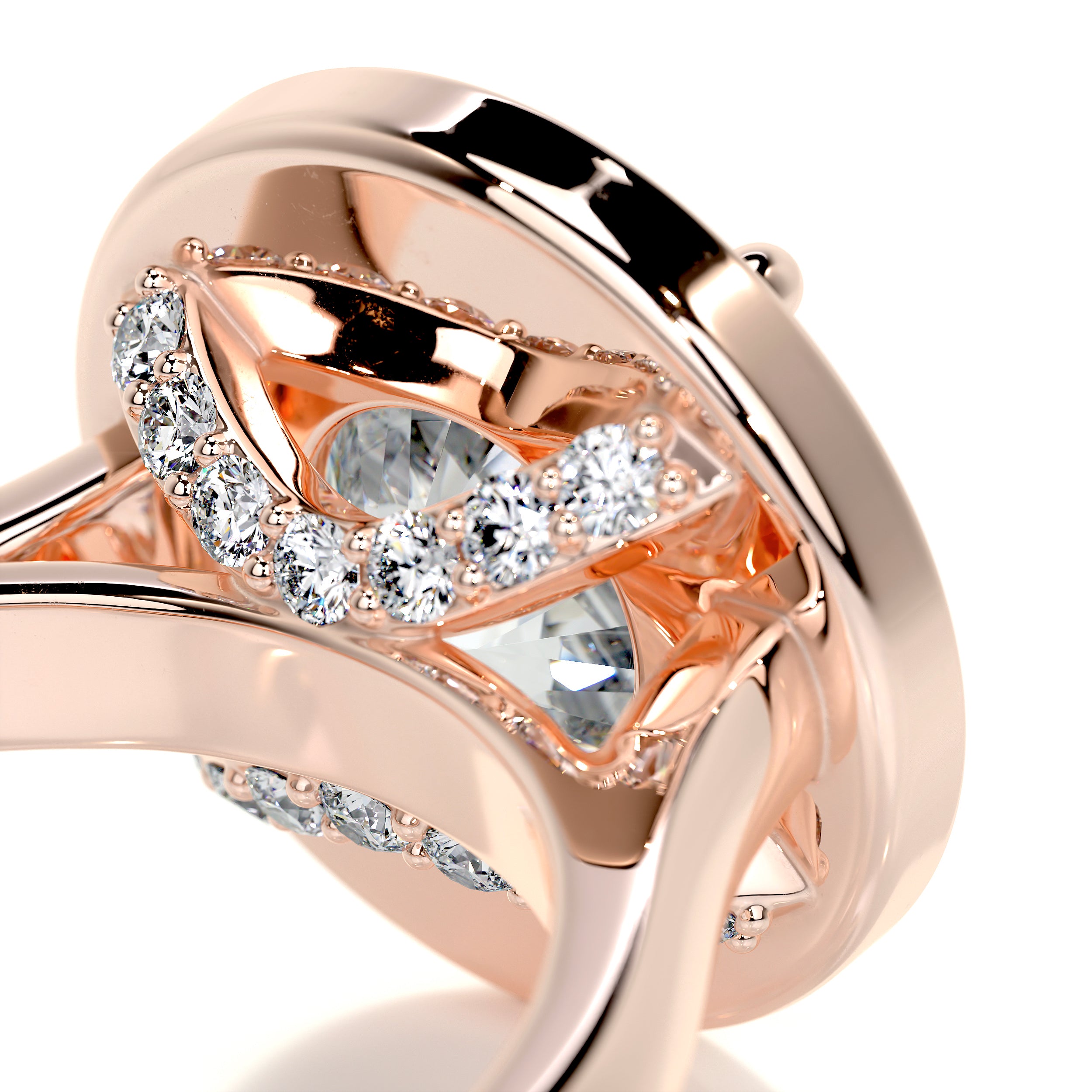 Charlie Diamond Engagement Ring -14K Rose Gold、mySite、hinf8tx79