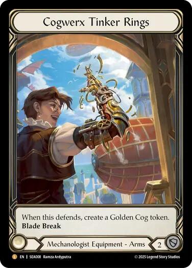 Cogwerx Tinker Rings (Treasure) SEA008 (High Seas) Cold Foil、mySite、waistdrama