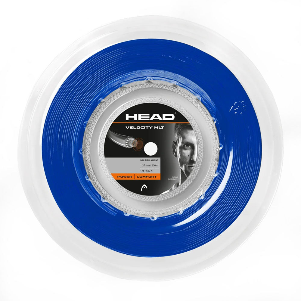 Head Velocity MLT 17/1.25 Tennis String Reel (Blue)