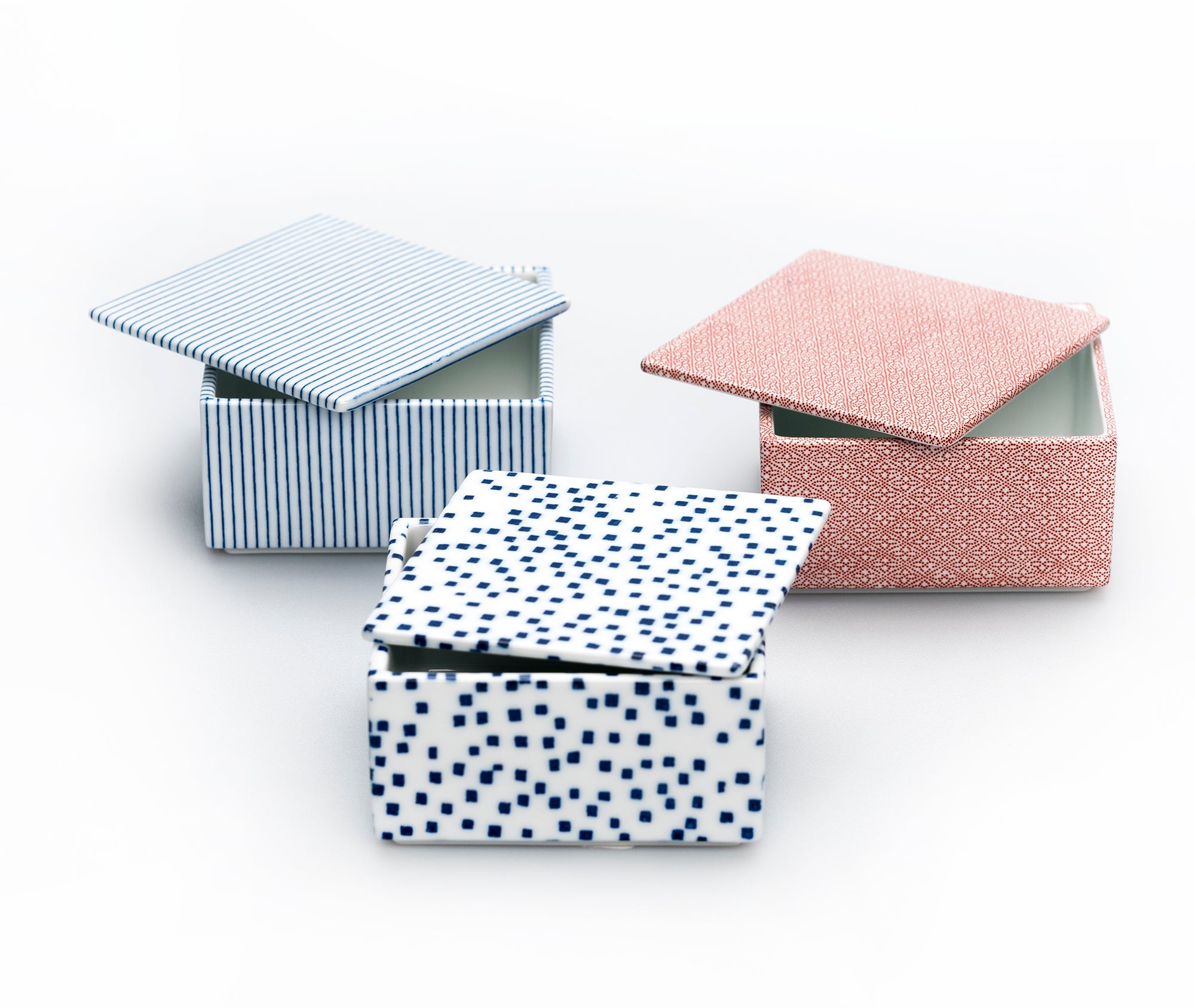 Ju-bako Stacking Box Set Single - Blue Stripe、mySite、topwebapps