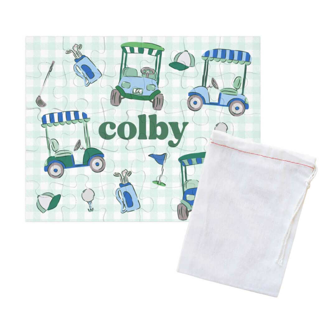  Kids Personalized 30 Piece Puzzle | Birdie Babes Green、mySite、layawaytickets