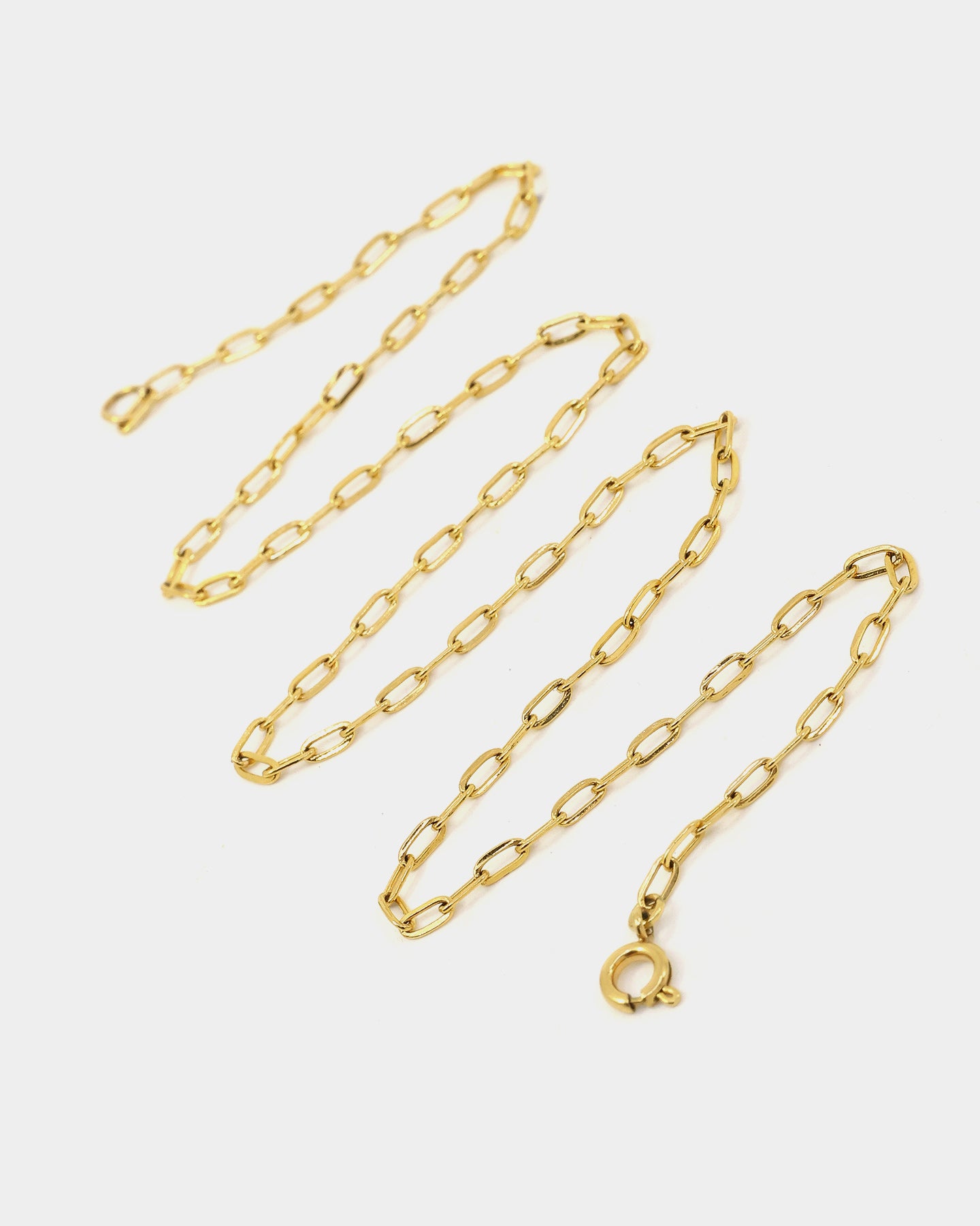 Raising Hell Women's Customisable Long Cable Necklace Gold、mySite、zt4zffjzw