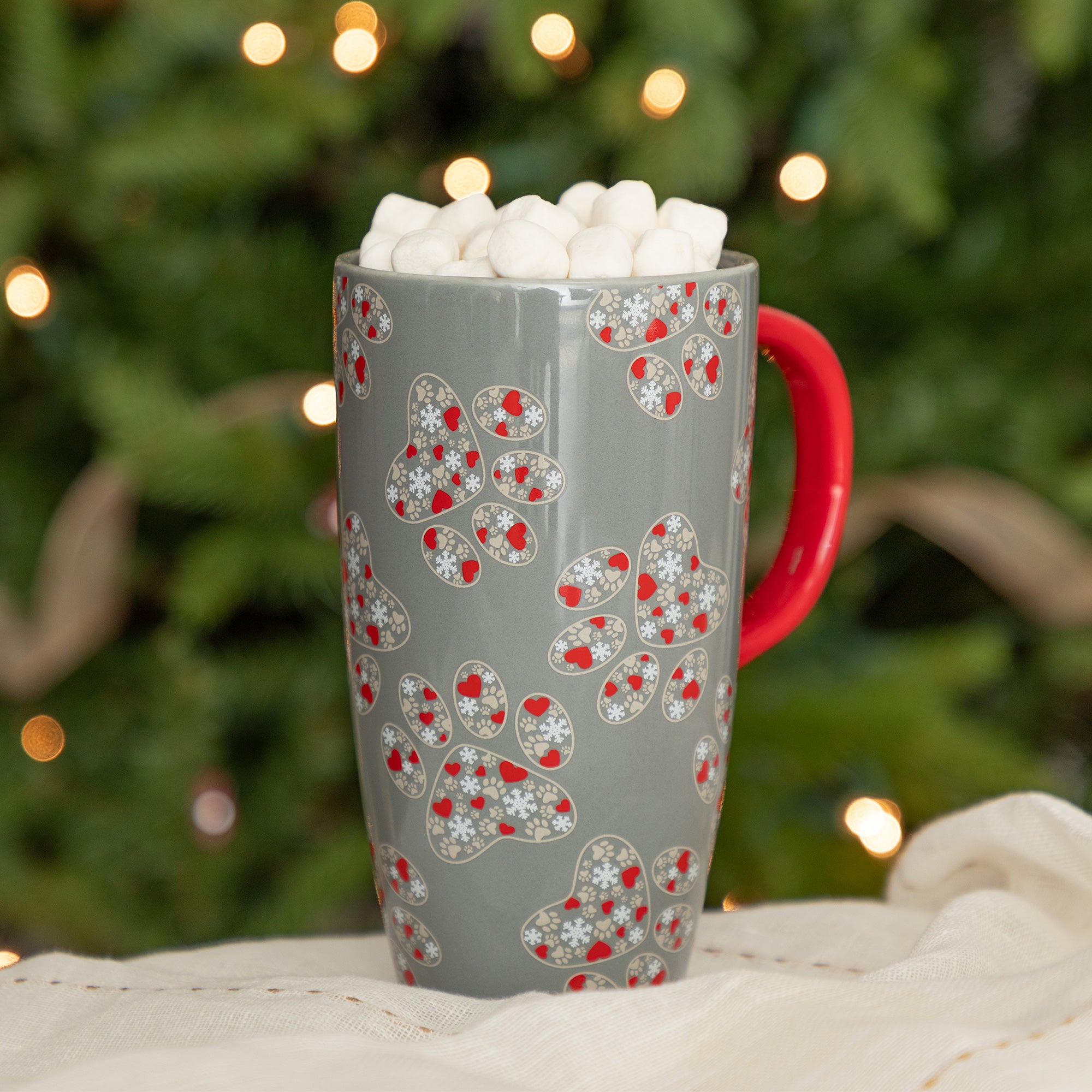 Paws & Prints Tall Ceramic Mug、mySite、camillekostekn