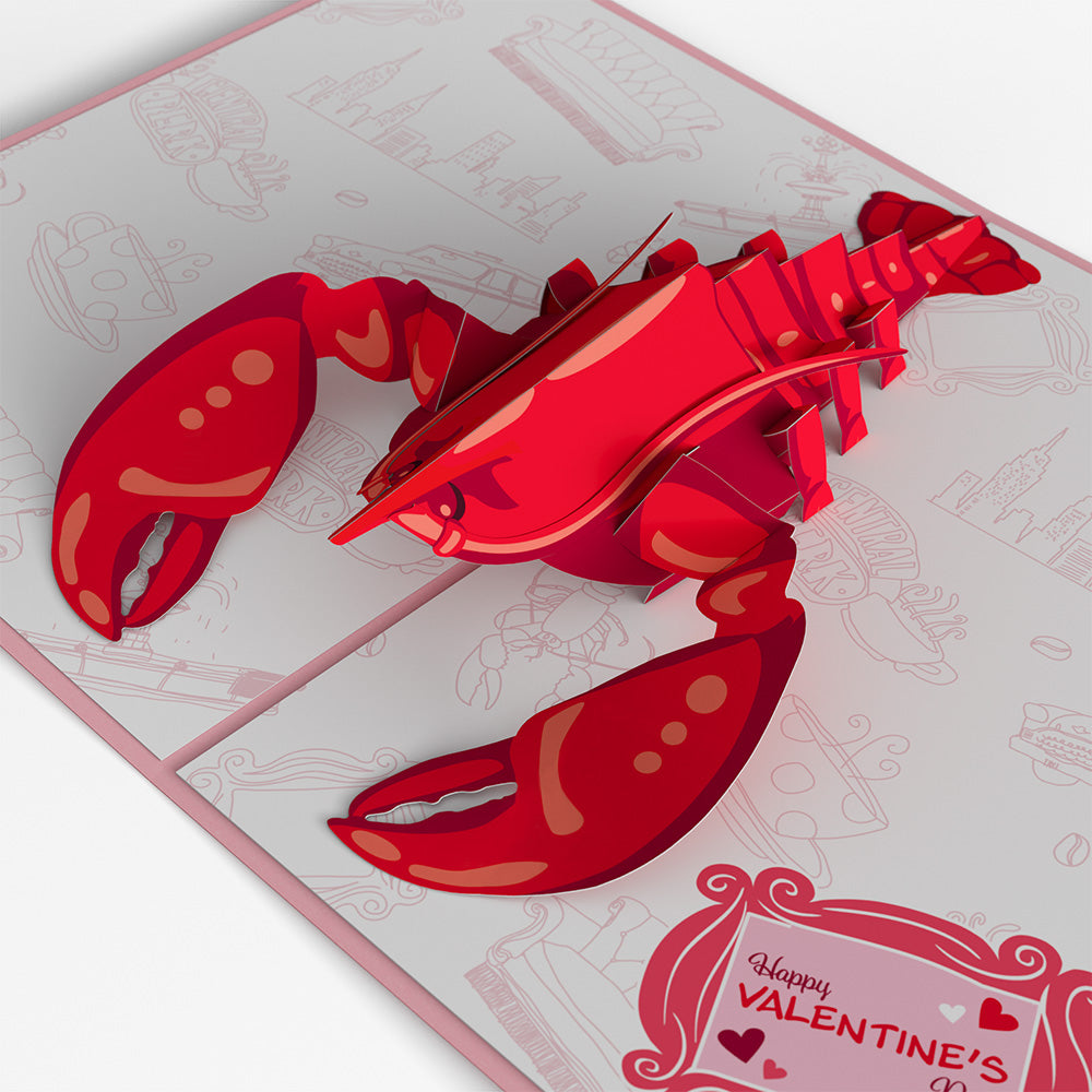 Friends You're My Lobster Pop-Up Card、mySite、solidvoid