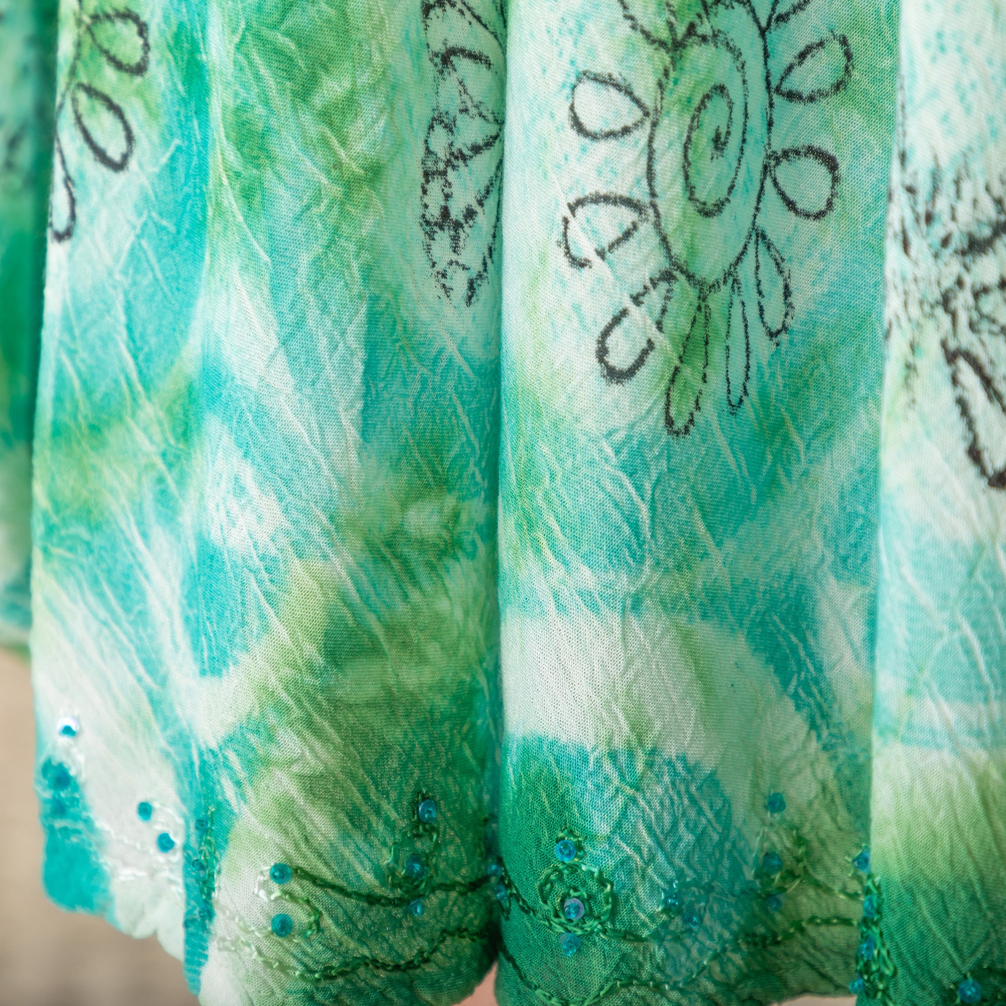 Circles & Butterflies Sleeveless Long Dress、mySite、camillekostekn