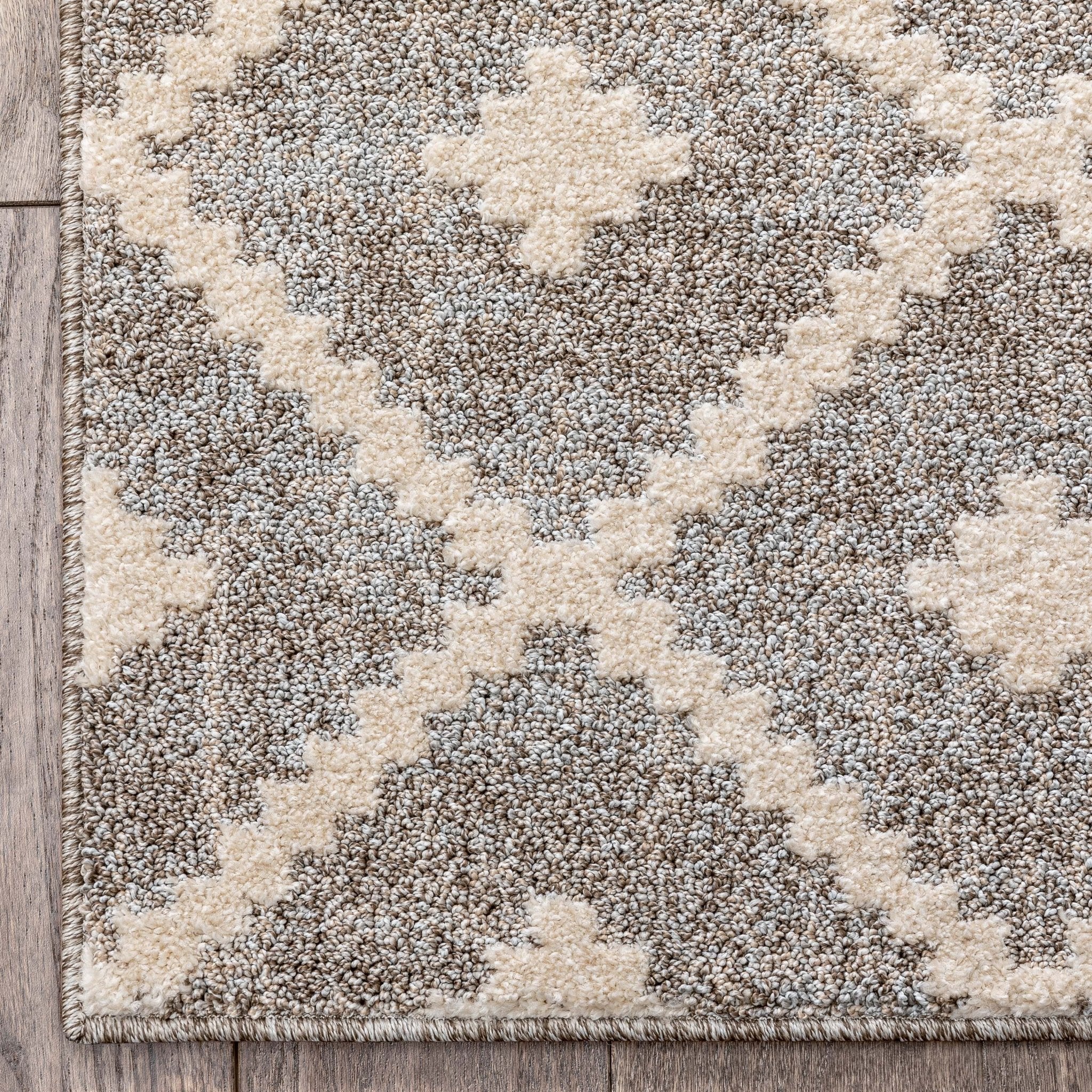 Custom Size Runner Ailey Moroccan Lattice Trellis Ivory Choose Your Width x Choose Your Length Hallway Runner Rug、mySite、gigharbornorthrealestate
