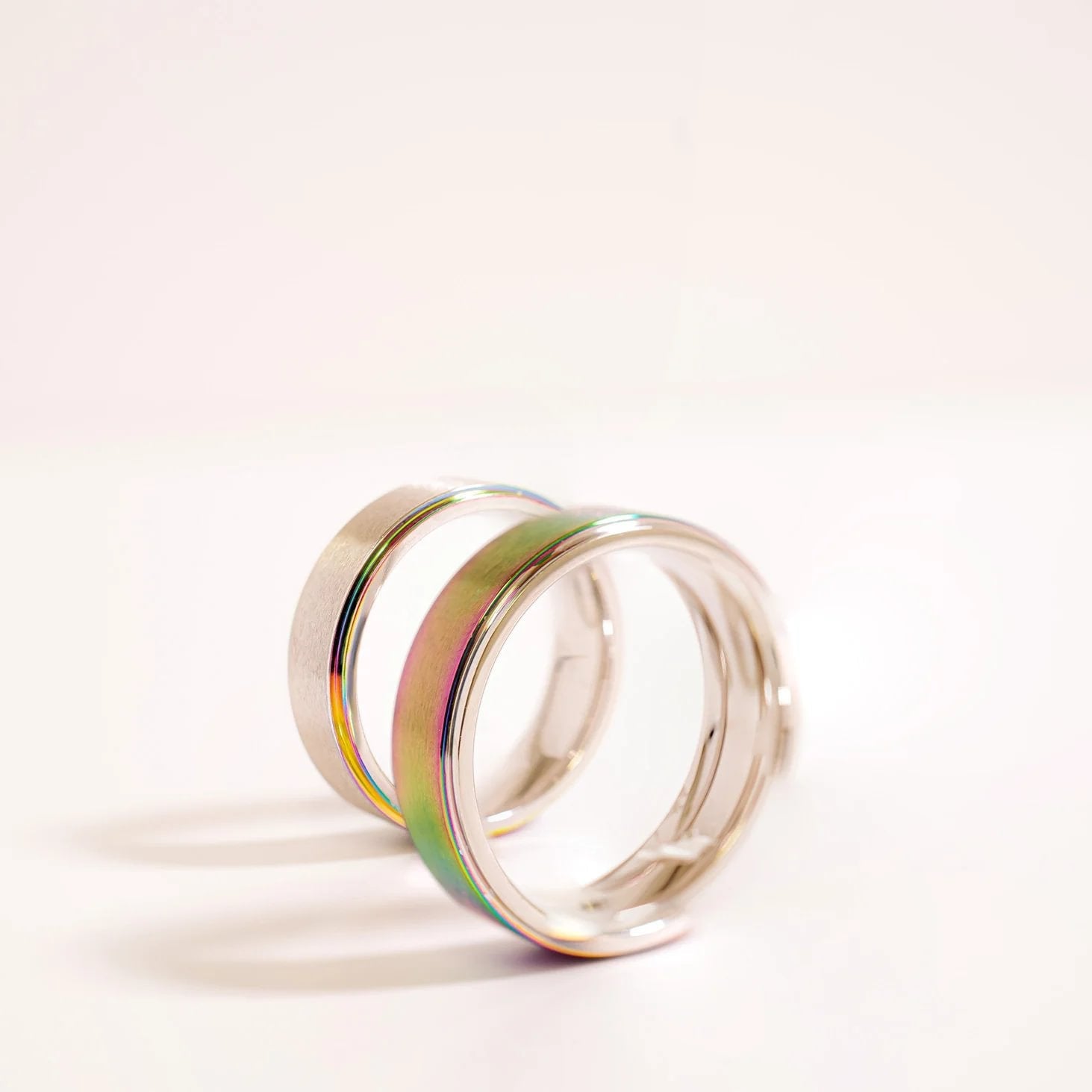 Stainless Steel Rainbow Center Polished Edge Ring / CFR7015、mySite、dreamappss