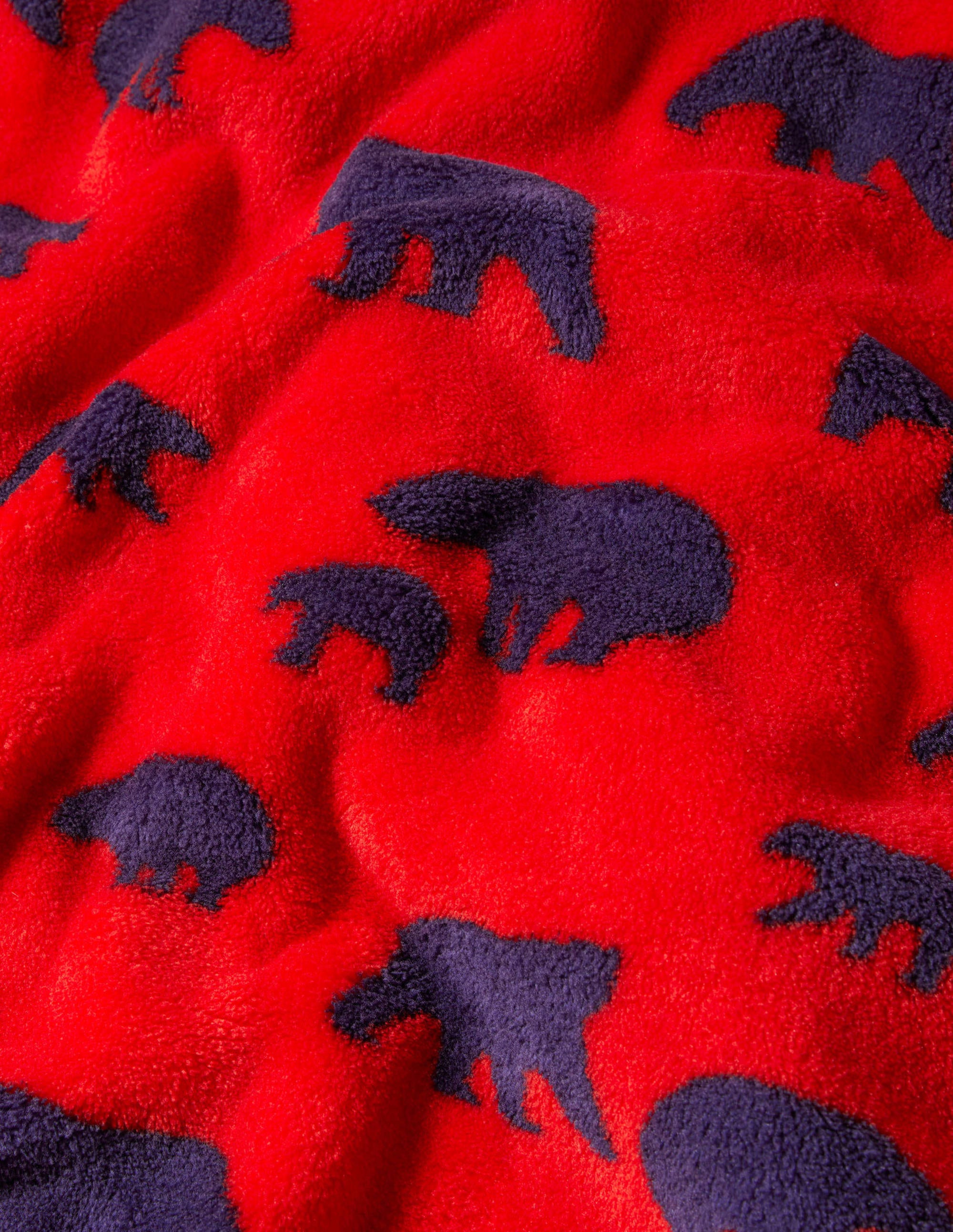  Cosy Fleece All-In-One-Rockabilly Red Bears、mySite、ashleygrahame