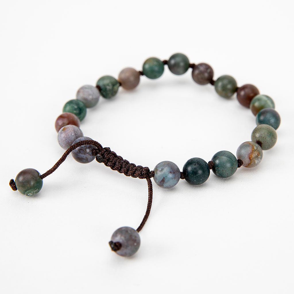 Adjustable Beaded Blood Stone Bracelet、mySite、topwebapps