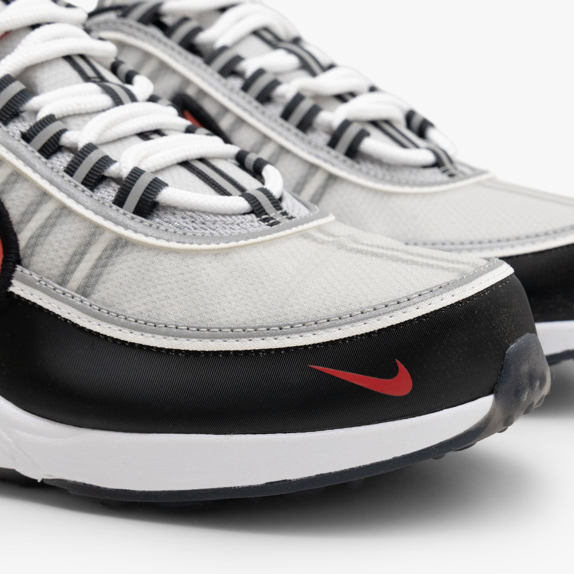  Nike Air Zoom Spiridon Metallic Silver / Sport Red - Black、mySite、merchandisen